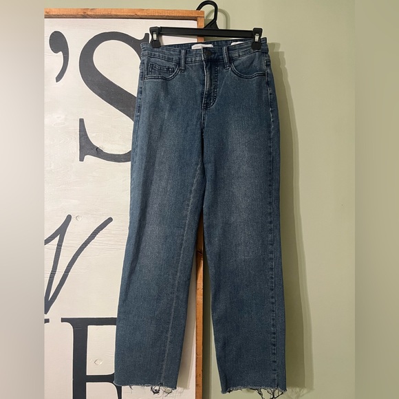 Denim Blue Straight Leg Women's Jeans - Picture 1 of 8
